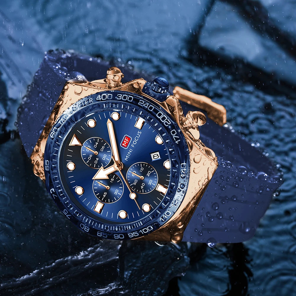 MINIFOCUS Bestseller Men's Sports Casual Multifunction Quartz Watch Ultra Luminous Perfect Fathers Day Gift for Dad