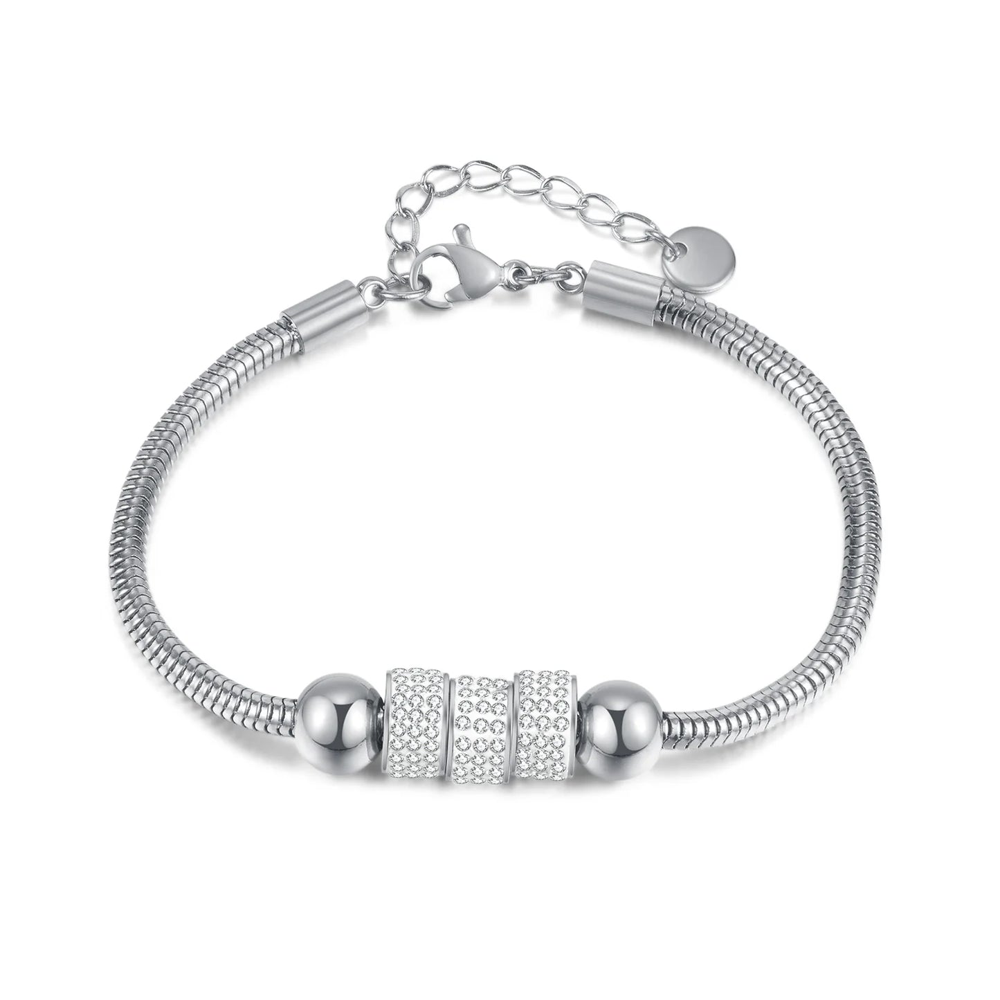 Irregular Minimalist Snake Chain Bracelet for Women – Titanium Steel Stainless Steel Luxury Jewelry