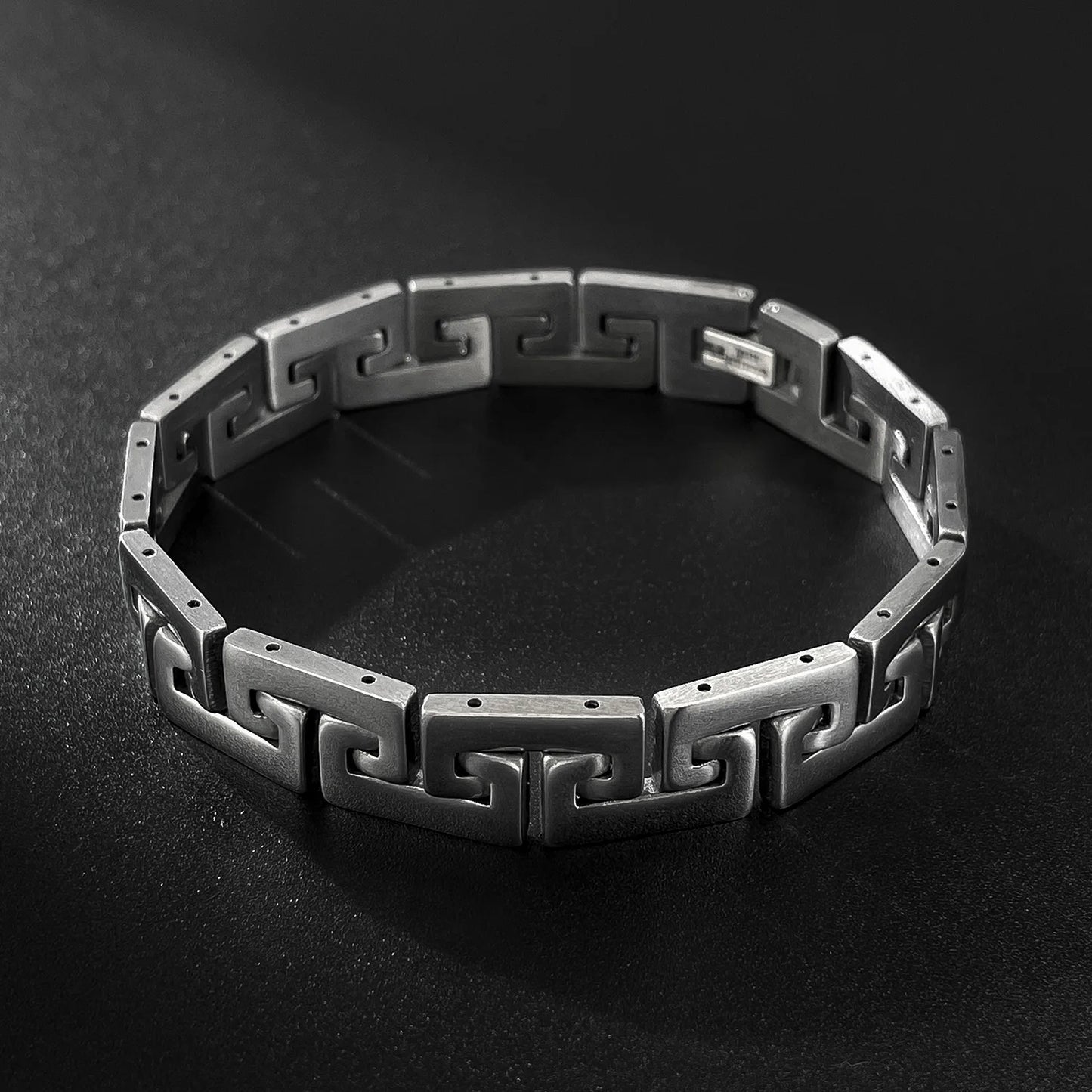 Men’s Punk Style Stainless Steel Bracelet – Unique Designer Hip Hop Titanium Wristband, Bold Street Fashion