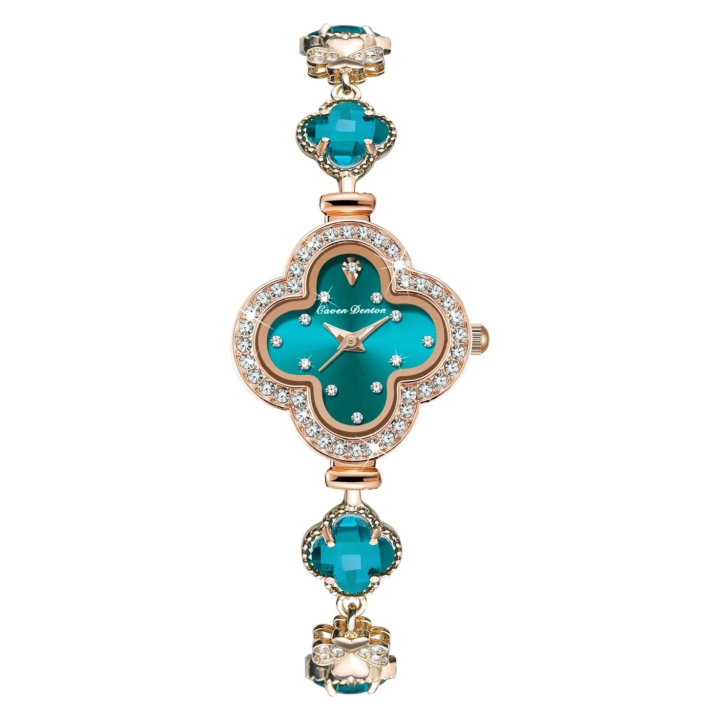 Fashion Women’s Watch Clover Bracelet Quartz Watch Stylish Casual Versatile Ladies Timepiece Waterproof Luxury Design
