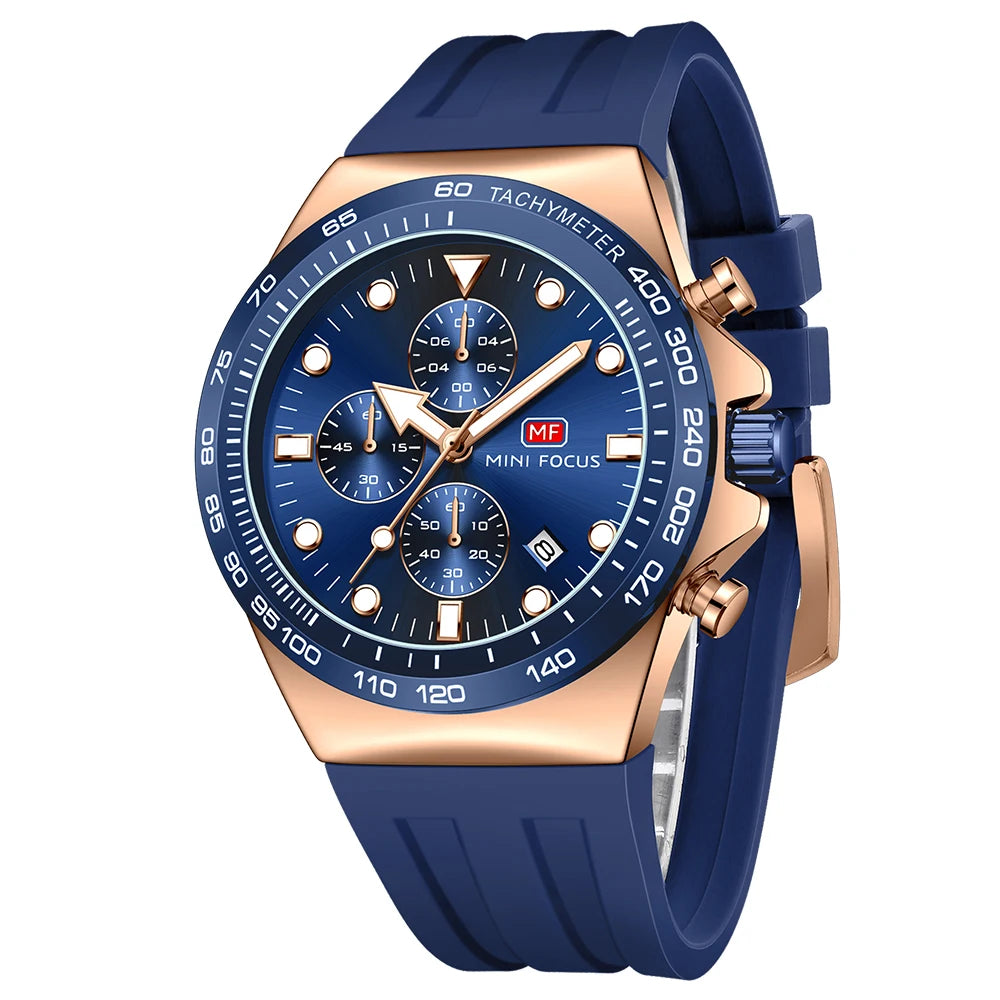 MINIFOCUS Bestseller Men's Sports Casual Multifunction Quartz Watch Ultra Luminous Perfect Fathers Day Gift for Dad