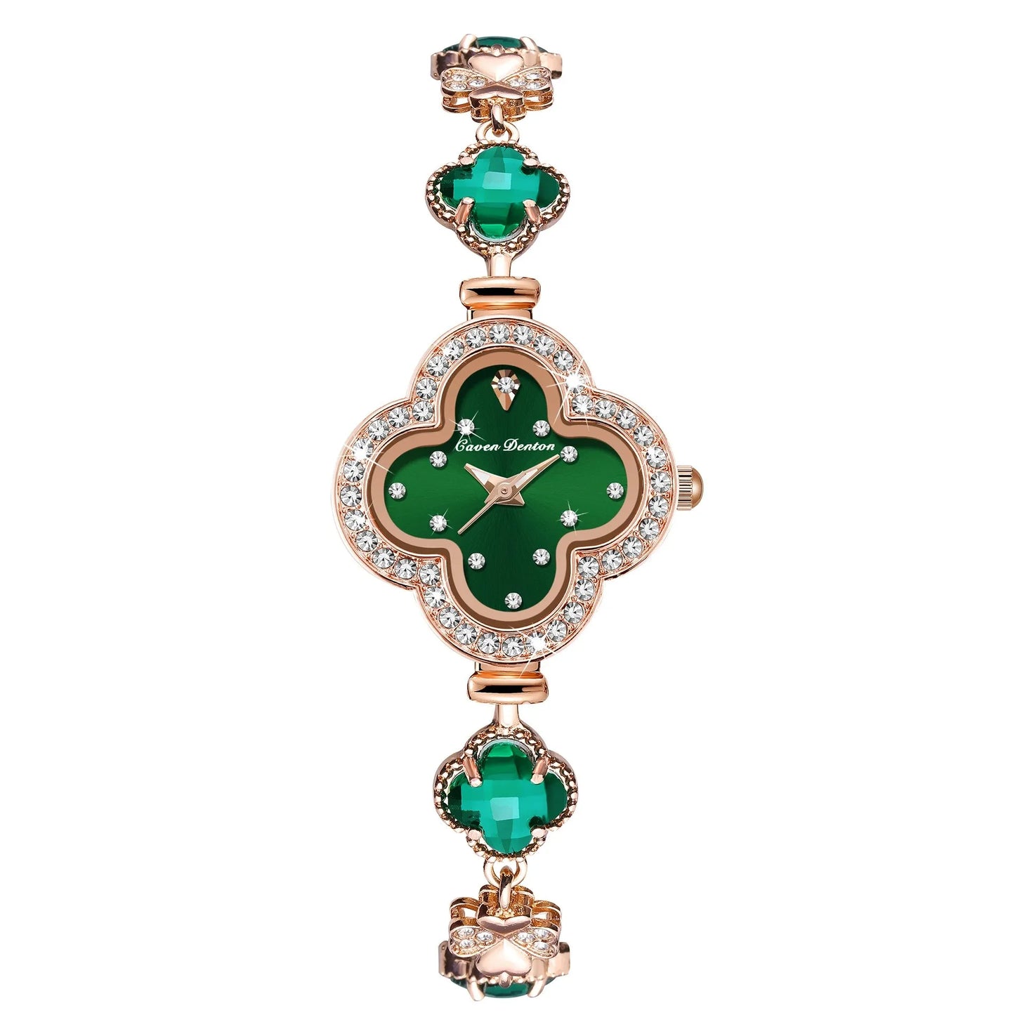Fashion Women’s Watch Clover Bracelet Quartz Watch Stylish Casual Versatile Ladies Timepiece Waterproof Luxury Design