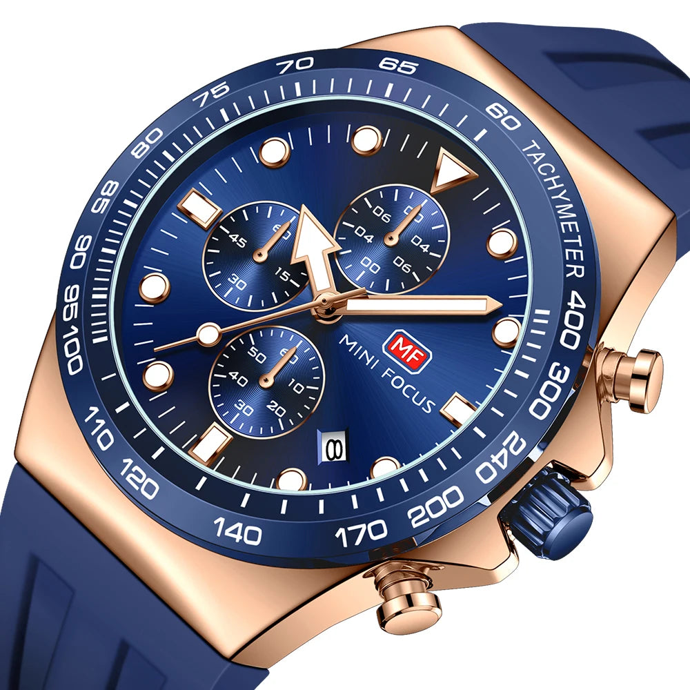 MINIFOCUS Bestseller Men's Sports Casual Multifunction Quartz Watch Ultra Luminous Perfect Fathers Day Gift for Dad