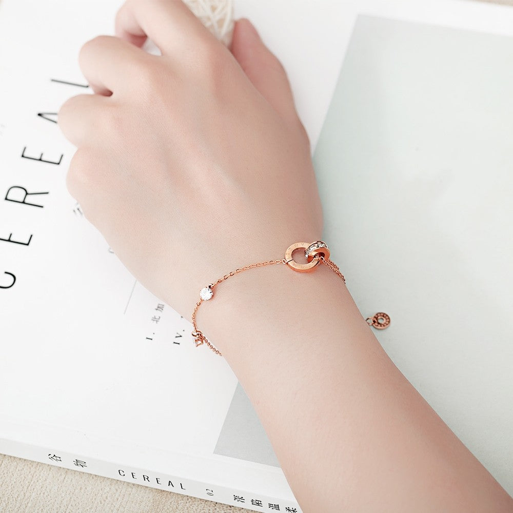Boho Natural Stone Heart Bracelet for Women – Colorful Titanium Steel Ethnic Style Adjustable Fashion Jewelry