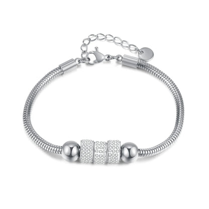 Irregular Minimalist Snake Chain Bracelet for Women – Titanium Steel Stainless Steel Luxury Jewelry