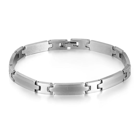 Men’s Minimalist Stainless Steel Bracelet – Sleek Titanium Steel Wristband with Unique Designer Style