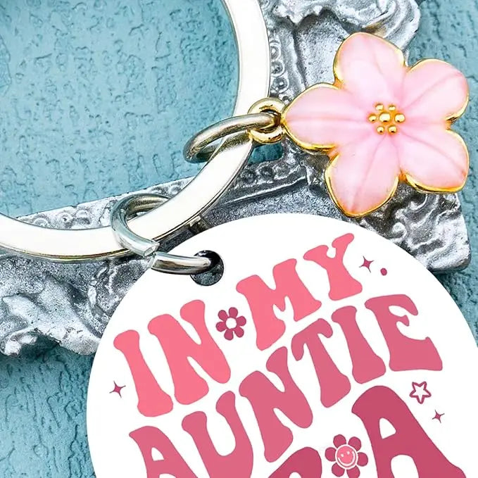 Auntie Gift Ideas Keychain Aunt Gifts from Niece Nephew Best Aunt Gift Mothers Day Birthday Christmas Gift For Aunt New Aunt