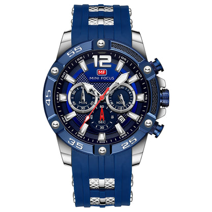 MINIFOCUS Mens Multifunction Sports Watch Waterproof Quartz Luminous Outdoor Casual Timepiece Watches Gift for Man