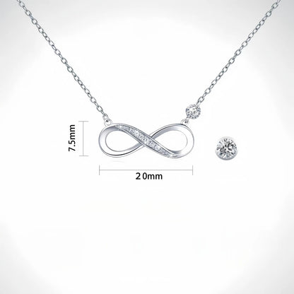 Simple Fashion Metal Necklace Heart-shaped Geometric Necklace for Women Girl