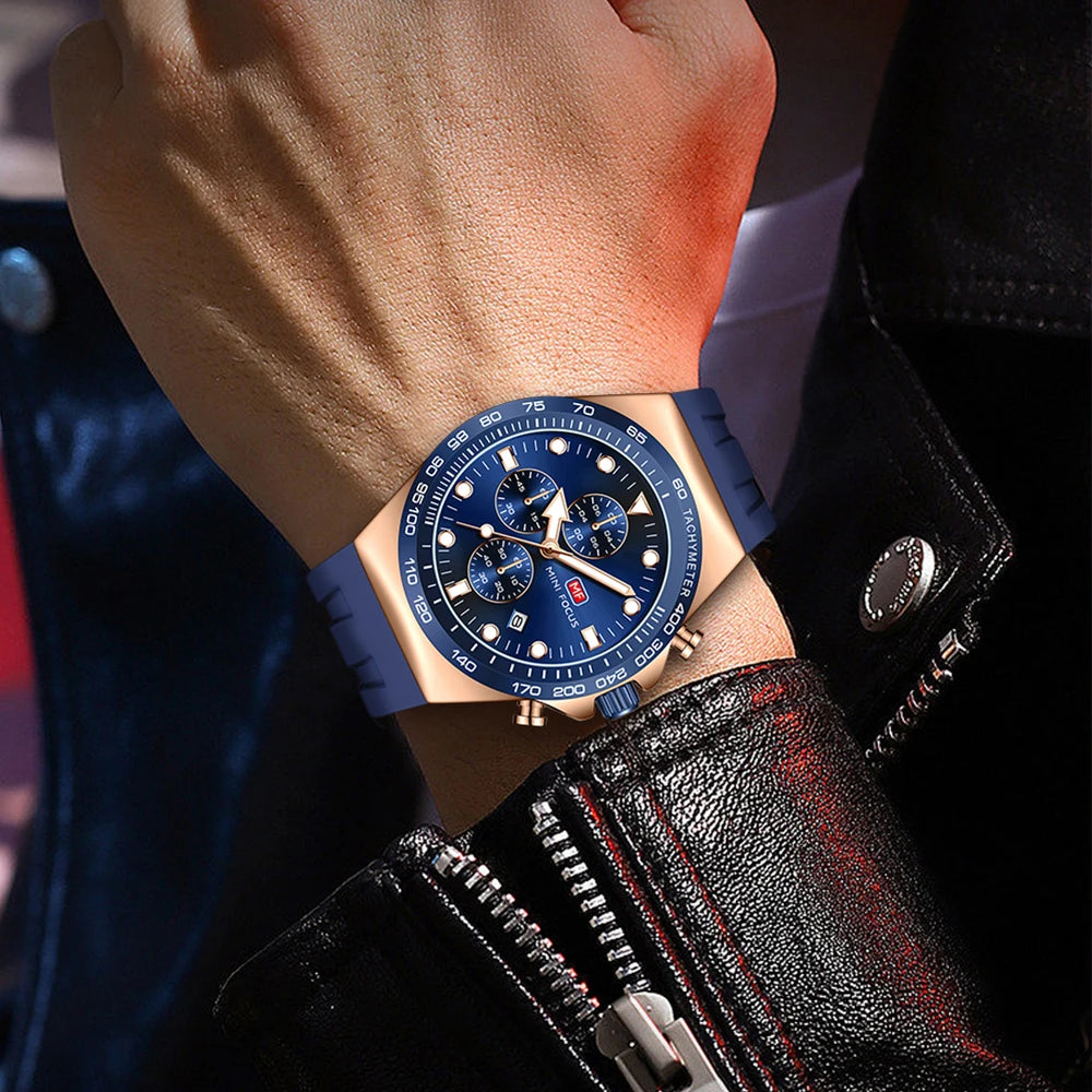 MINIFOCUS Bestseller Men's Sports Casual Multifunction Quartz Watch Ultra Luminous Perfect Fathers Day Gift for Dad