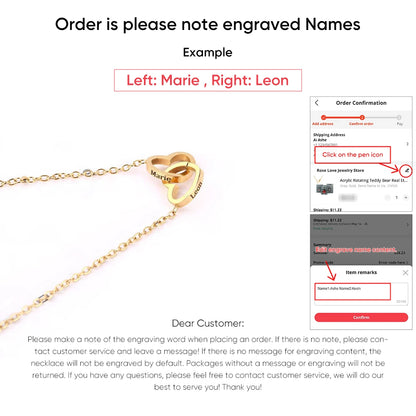 New Octagon Rotating Preserved Rose Proposal Surprise Jewelry Gift Box with Custom Name Necklace Set Holiday for Girlfriend